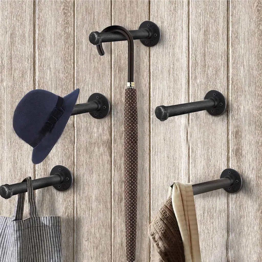 2Pcs Industrial Pipe Clothes Bar-32CM