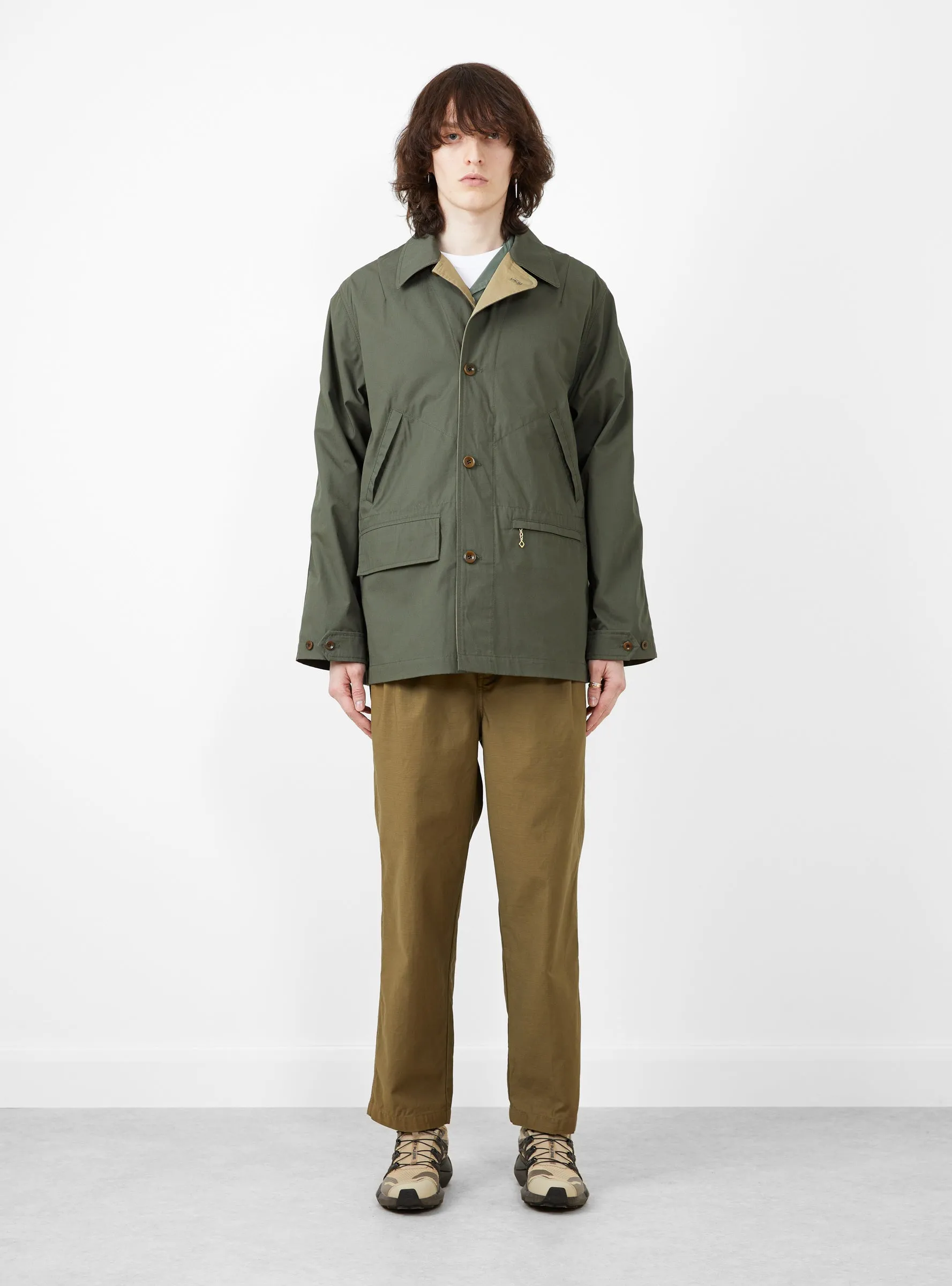 Olive Angler Jacket: Enhanced for Style and Functionality