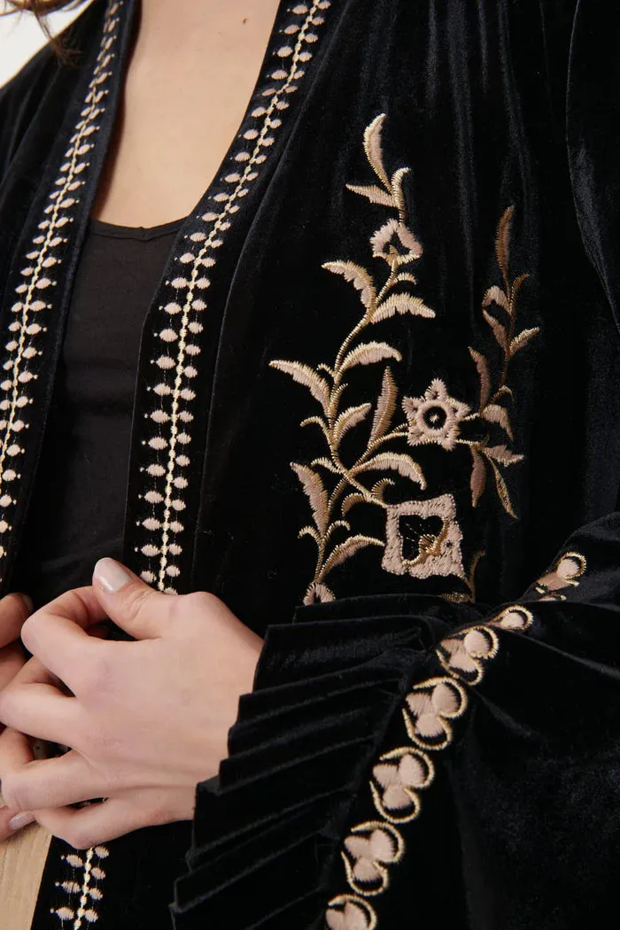 Premium Cherie Velvet Jacket for Women