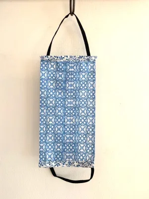 Face Mask - Blue Kaleidoscope -size- Large