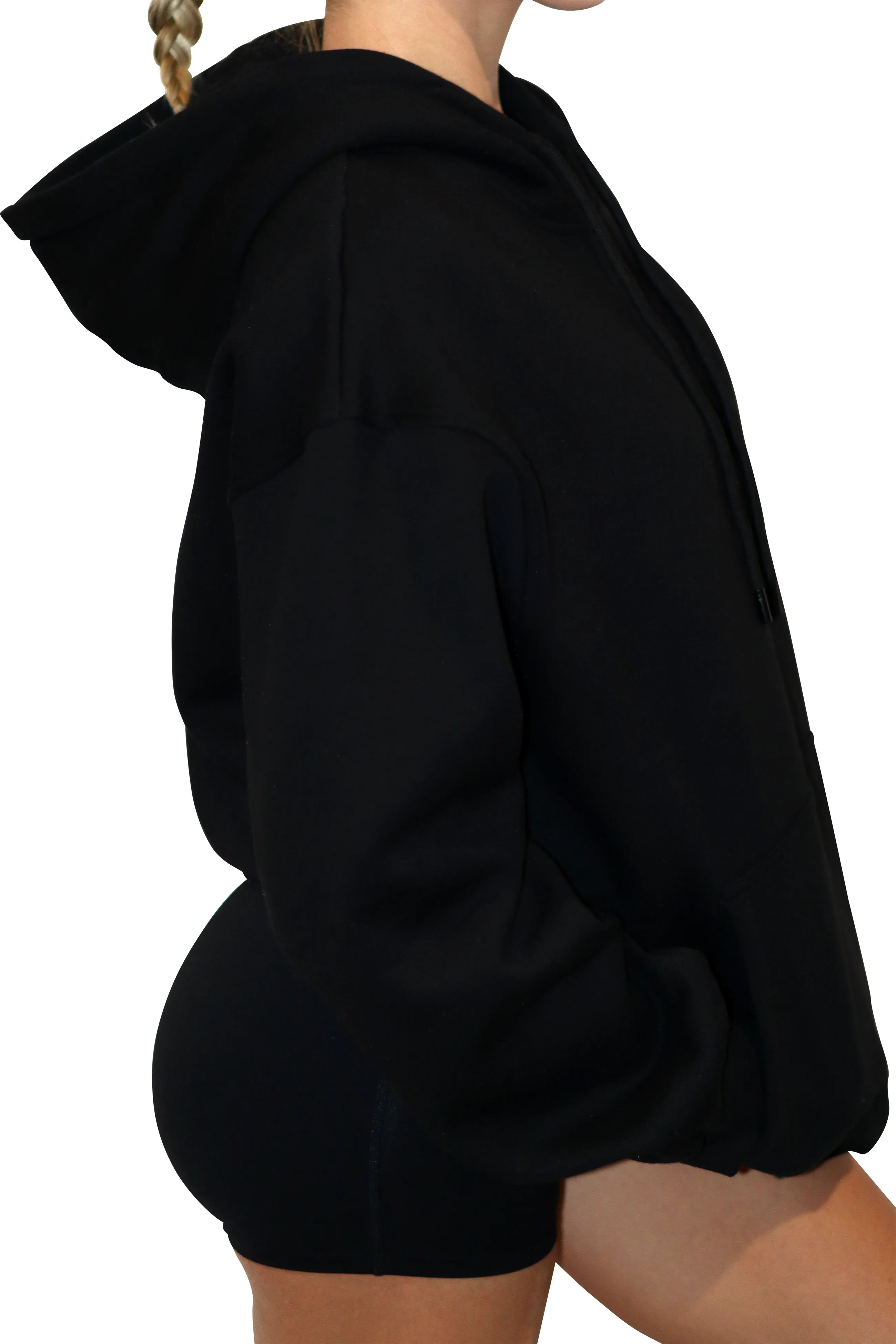Premium Oversized KTP Hoodie in Black - Unisex