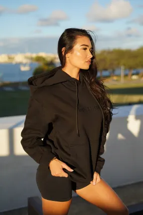 Premium Oversized KTP Hoodie in Black - Unisex