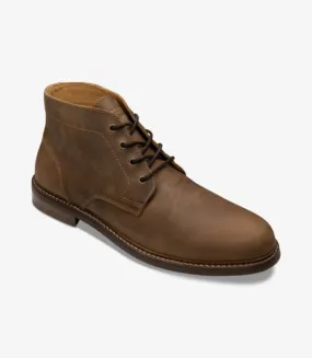 Loake Gilbert Mens Brown Oiled Nubuck Leather Boots - Durable and Stylish Footwear